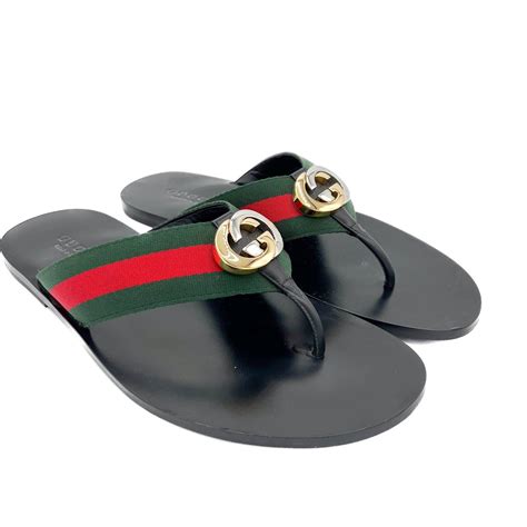 gucci thong sandals for men|Shop Gucci Kika Thong Sandals .